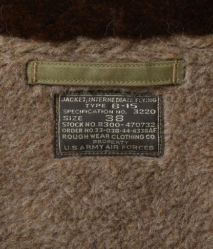 BR15597 / BUZZ RICKSON'S Type B-15 “ROUGH WEAR CLOTHING CO.”