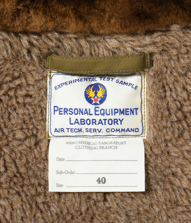 BR15741 / BUZZ RICKSON'S Type B-15B TEST SAMPLE “RAYON COTTON VERSION PERSONAL EQUIPMENT LABORATORY”