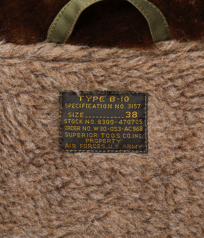 BR15745 / BUZZ RICKSON'S Type B-10 RED RIB VERSION “SUPERIOR TOGS CO., INC.”