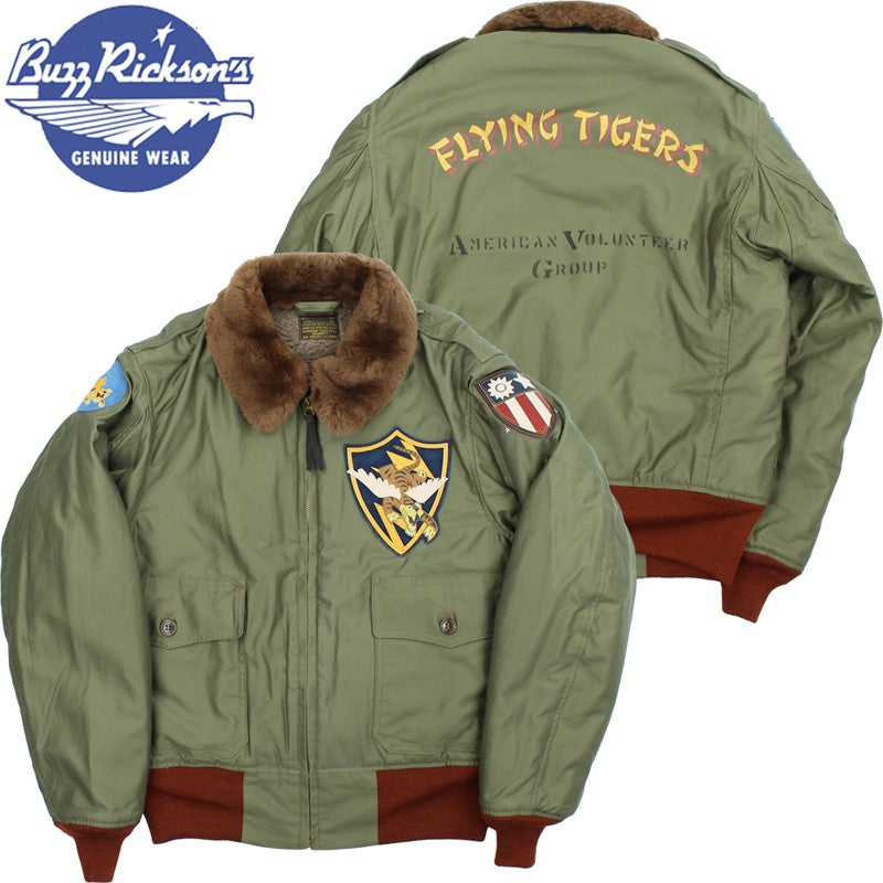 BR15746 / BUZZ RICKSON'S Type B-10 RED RIB VERSION 23rd Fighter Group  “14th Air Force”