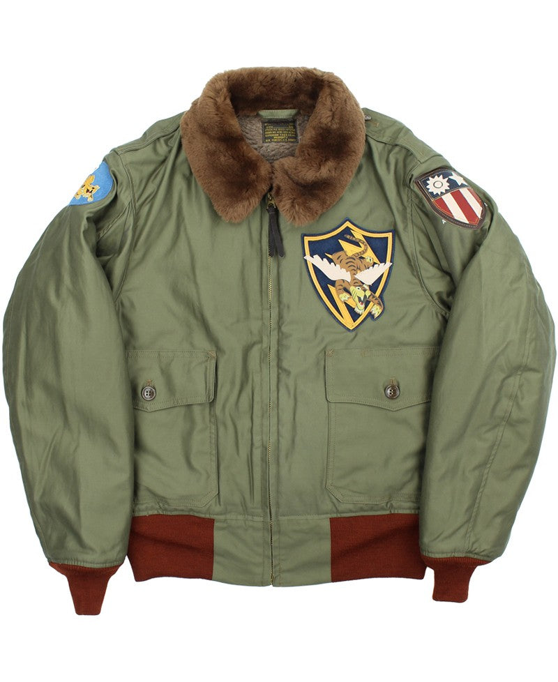 BR15746 / BUZZ RICKSON'S Type B-10 RED RIB VERSION 23rd Fighter Group  “14th Air Force”