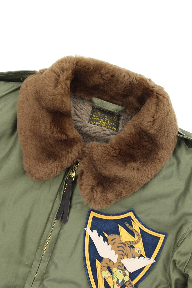 BR15746 / BUZZ RICKSON'S Type B-10 RED RIB VERSION 23rd Fighter Group  “14th Air Force”