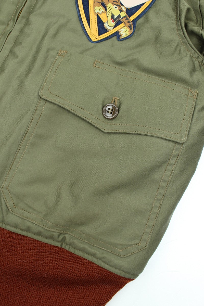 BR15746 / BUZZ RICKSON'S Type B-10 RED RIB VERSION 23rd Fighter Group  “14th Air Force”