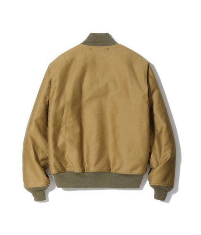 BR15759 / BUZZ RICKSON'S Type DECK ZIP ALPACA AND WOOL PILE LINING “NAVY DEPARTMENT”