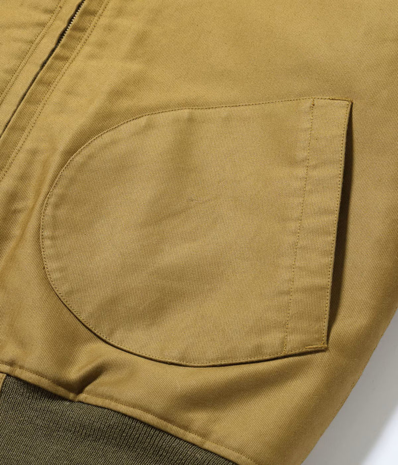 BR15759 / BUZZ RICKSON'S Type DECK ZIP ALPACA AND WOOL PILE LINING “NAVY DEPARTMENT”