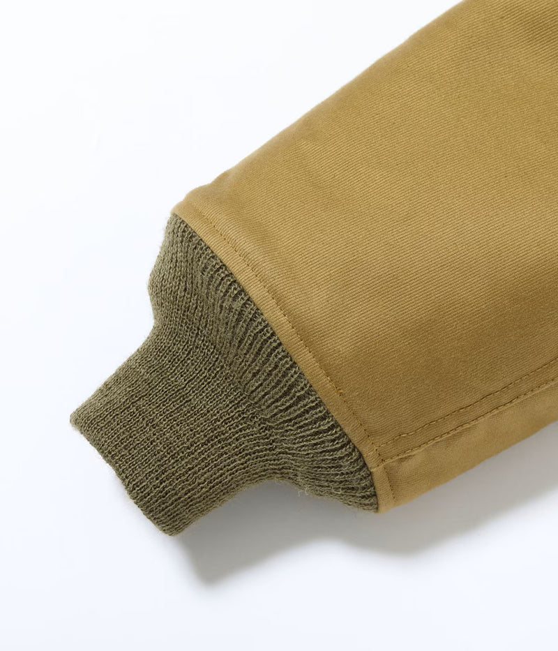 BR15759 / BUZZ RICKSON'S Type DECK ZIP ALPACA AND WOOL PILE LINING