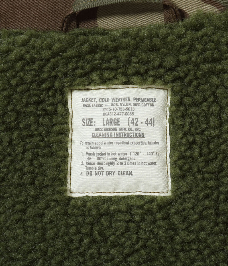 BR15763 / BUZZ RICKSON'S Type DECK A-2 “BUZZ RICKSON MFG. CO., INC” CAMOUFLAGE VERSION
