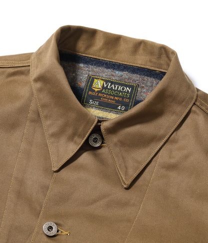 BR15770 / BUZZ RICKSON'S AVIATION ASSOCIATES ARMY WORKING JACKET TROY BLANKET LINED
