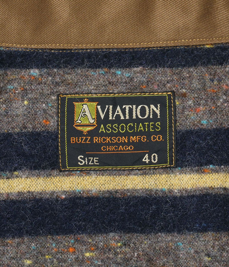BR15770 / BUZZ RICKSON'S AVIATION ASSOCIATES ARMY WORKING JACKET TROY BLANKET LINED