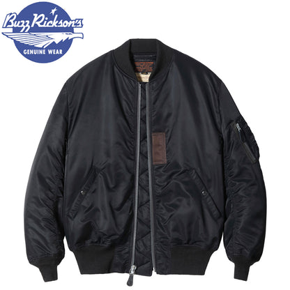 BR15772 / BUZZ RICKSON'S WILLIAM GIBSON COLLECTION Type BLACK MA-1 LONG MODEL “ALBERT TURNER & CO., INC. MODEL”