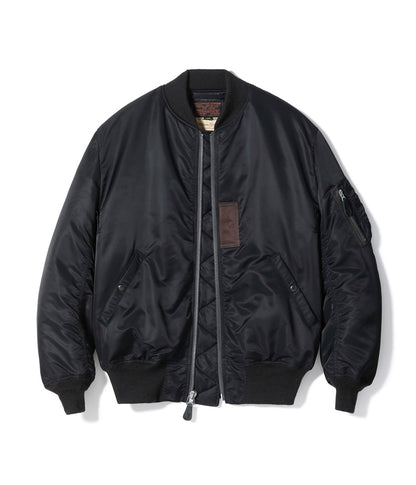 BR15772 / BUZZ RICKSON'S WILLIAM GIBSON COLLECTION Type BLACK MA-1 LONG MODEL “ALBERT TURNER & CO., INC. MODEL”