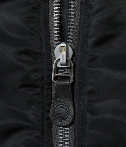 BR15772 / BUZZ RICKSON'S WILLIAM GIBSON COLLECTION Type BLACK MA-1 LONG MODEL “ALBERT TURNER & CO., INC. MODEL”