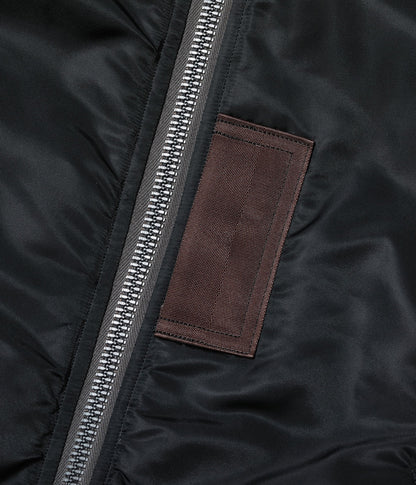 BR15772 / BUZZ RICKSON'S WILLIAM GIBSON COLLECTION Type BLACK MA-1 LONG MODEL “ALBERT TURNER & CO., INC. MODEL”