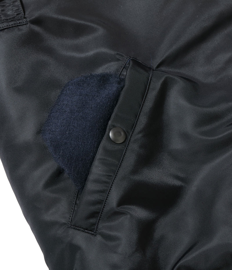 BR15772 / BUZZ RICKSON'S WILLIAM GIBSON COLLECTION Type BLACK MA-1 LONG MODEL “ALBERT TURNER & CO., INC. MODEL”