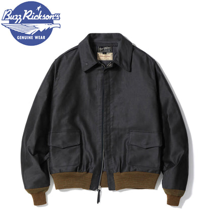 BR15774 / BUZZ RICKSON'S WILLIAM GIBSON COLLECTION JUNGLE CLOTH BLACK A-2