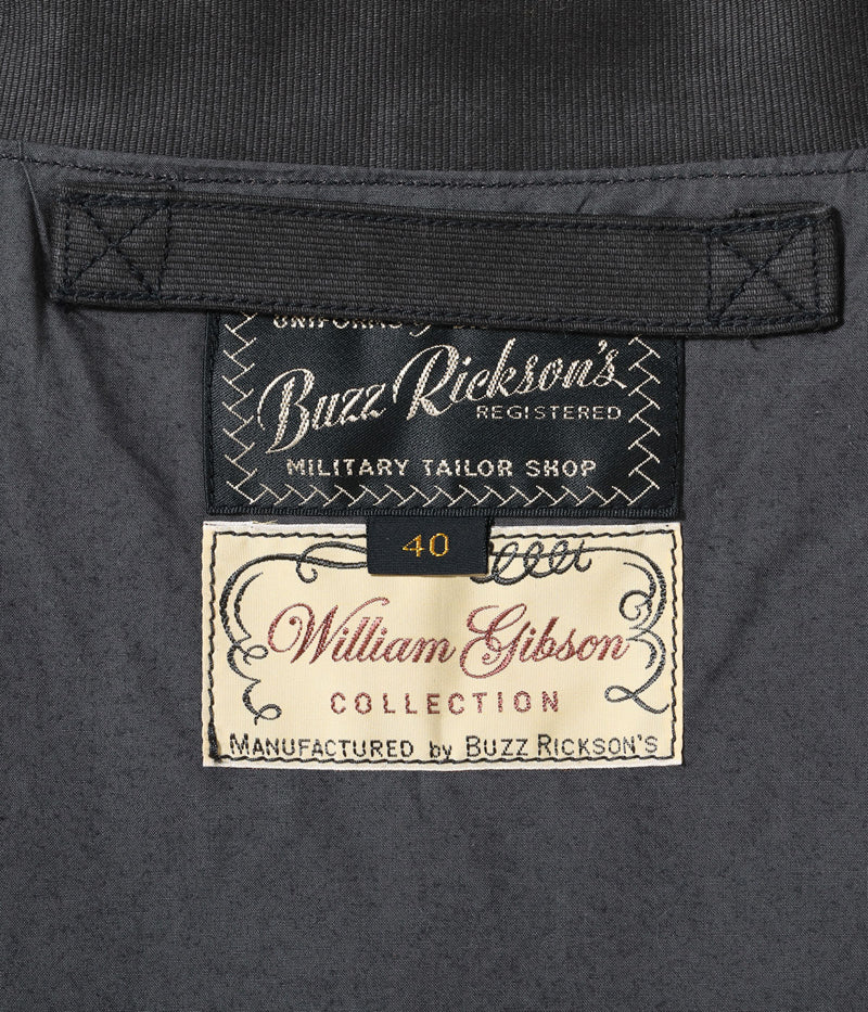 BR15774 / BUZZ RICKSON'S WILLIAM GIBSON COLLECTION JUNGLE CLOTH BLACK A-2