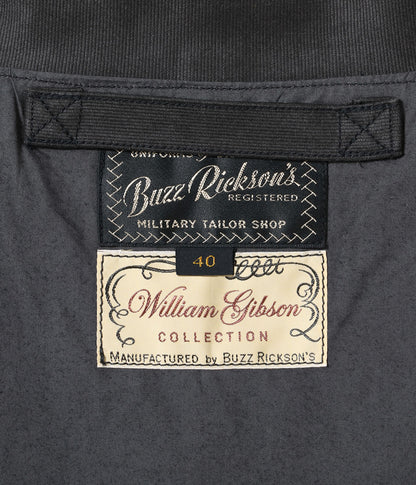BR15774 / BUZZ RICKSON'S WILLIAM GIBSON COLLECTION JUNGLE CLOTH BLACK A-2