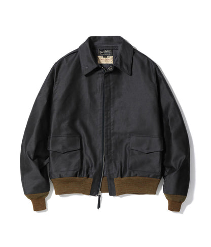 BR15774 / BUZZ RICKSON'S WILLIAM GIBSON COLLECTION JUNGLE CLOTH BLACK A-2