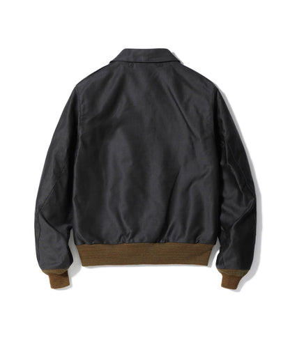 BR15774 / BUZZ RICKSON'S WILLIAM GIBSON COLLECTION JUNGLE CLOTH BLACK A-2