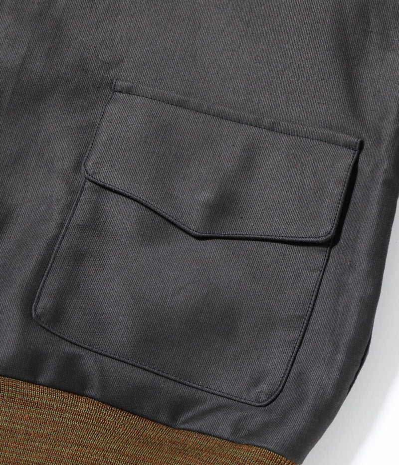 BR15774 / BUZZ RICKSON'S WILLIAM GIBSON COLLECTION JUNGLE CLOTH BLACK A-2