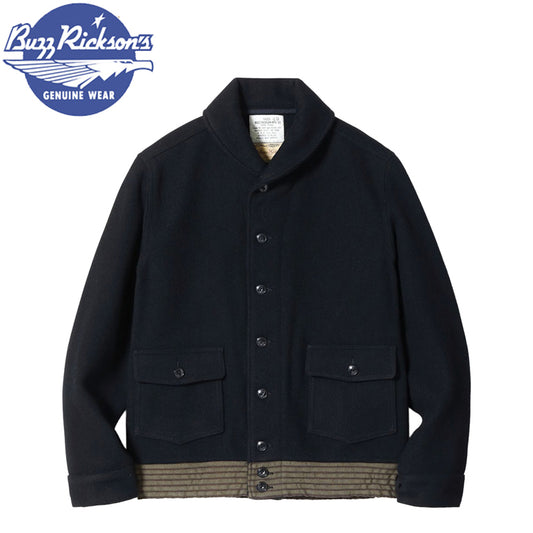 BR15776 / BUZZ RICKSON'S WILLIAM GIBSON COLLECTION JACKET, WOOL, BLACK “CCC”