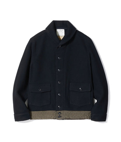 BR15776 / BUZZ RICKSON'S WILLIAM GIBSON COLLECTION JACKET, WOOL, BLACK “CCC”