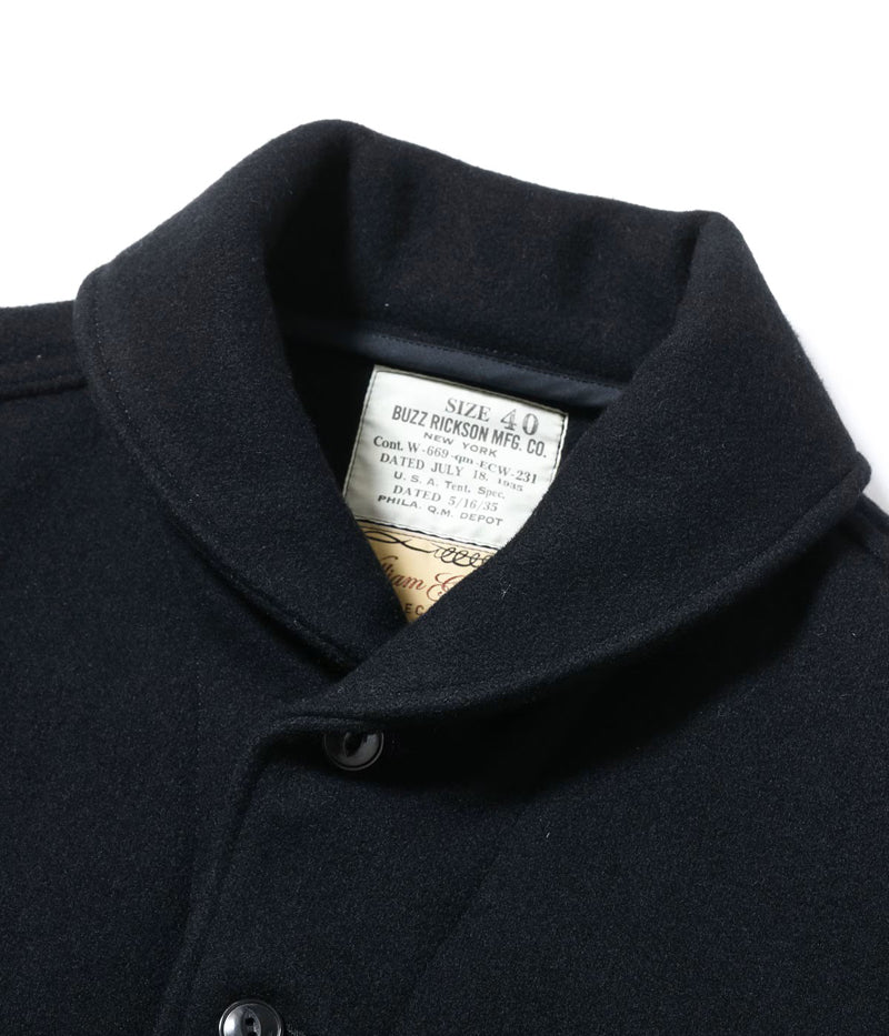 BR15776 / BUZZ RICKSON'S WILLIAM GIBSON COLLECTION JACKET, WOOL, BLACK “CCC”
