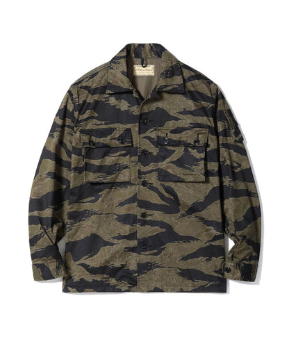 BR15778 / BUZZ RICKSON'S WILLIAM GIBSON COLLECTION BLACK TIGER PATTERN JACKET OVER DYE