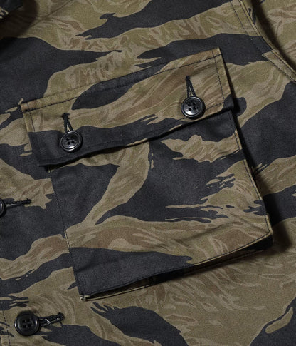 BR15778 / BUZZ RICKSON'S WILLIAM GIBSON COLLECTION BLACK TIGER PATTERN JACKET OVER DYE