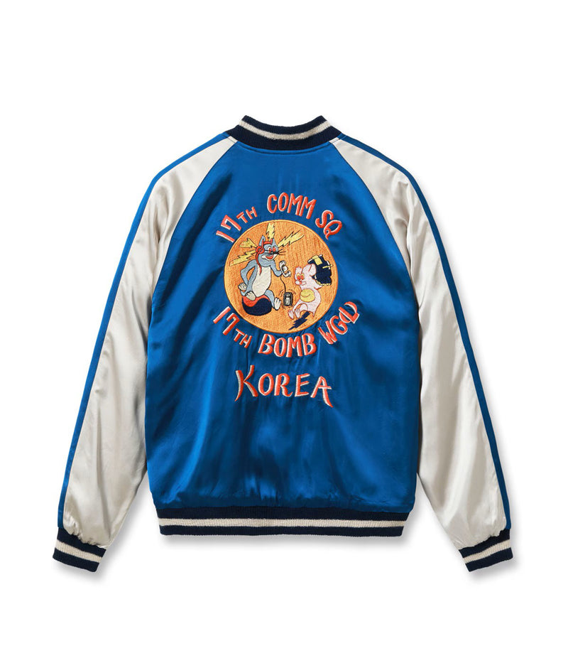 BR16009-119 / BUZZ RICKSON'S × KOSHO & CO. Early 1950s Style Acetate Souvenir Jacket “KOSHO & CO.” × “BUZZ RICKSON’S” Special Edition “17TH COMM SQ & 17TH BOMB WG(L)”