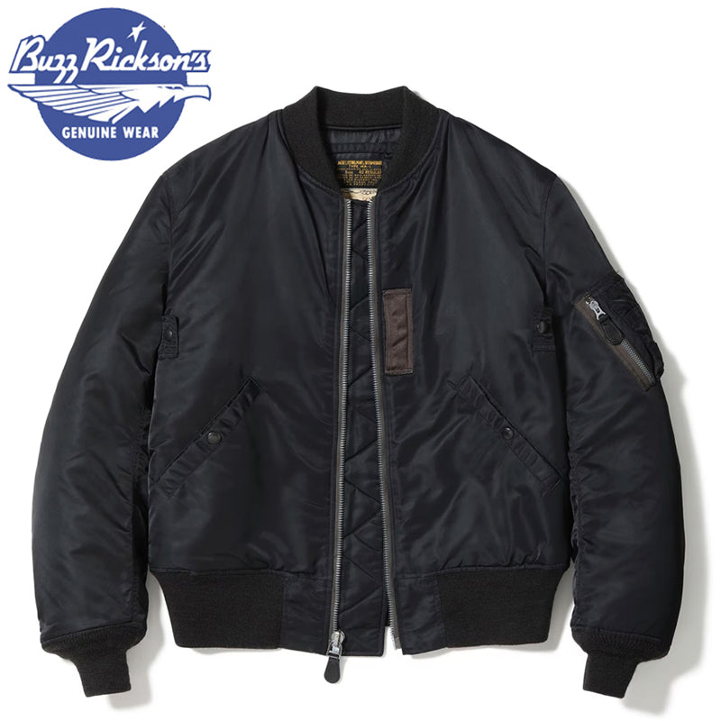 BR16027 / BUZZ RICKSON'S WILLIAM GIBSON COLLECTION Type BLACK MA-1 SLENDER MODEL