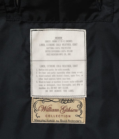 BR16031 /BUZZ RICKSON'S WILLIAM GIBSON COLLECTION Type BLACK M-65 LINER