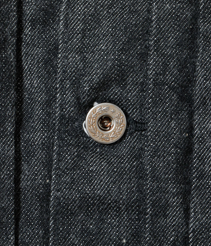 BR16042 / BUZZ RICKSON'S WORLD WAR II BLACK DENIM BLOUSE