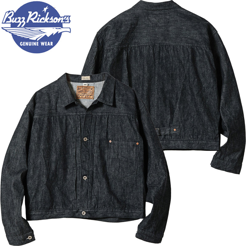 BR16042T / BUZZ RICKSON'S WORLD WAR II BLACK DENIM BLOUSE SPLIT T