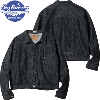 BR16042T / BUZZ RICKSON'S WORLD WAR II BLACK DENIM BLOUSE SPLIT T