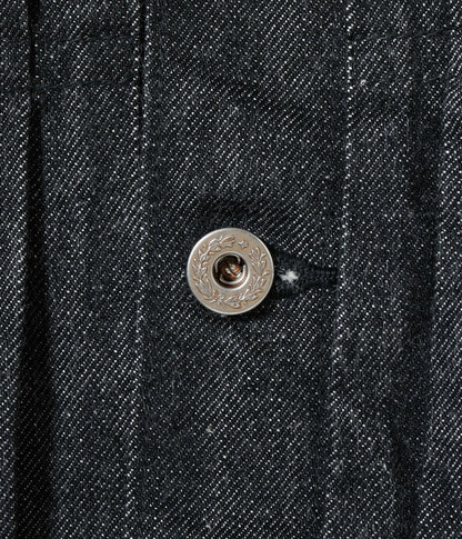 BR16042T / BUZZ RICKSON'S WORLD WAR II BLACK DENIM BLOUSE SPLIT T