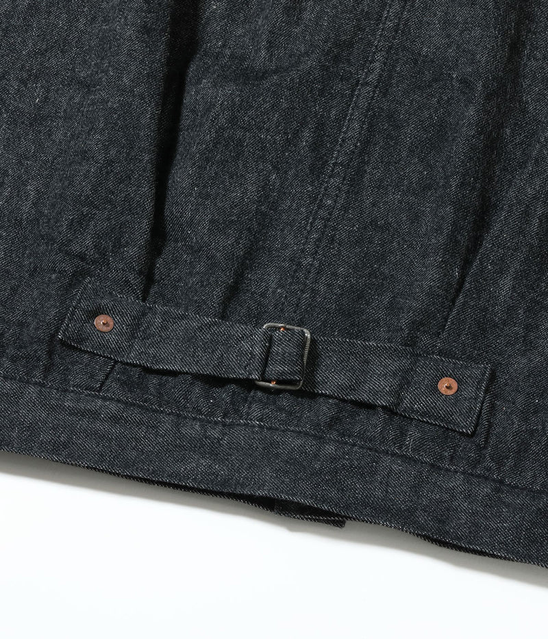 BR16042T / BUZZ RICKSON'S WORLD WAR II BLACK DENIM BLOUSE SPLIT T