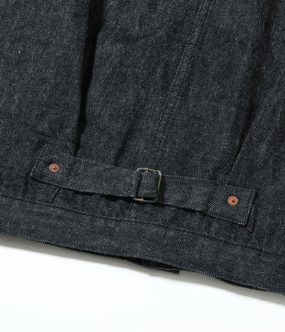 BR16042T / BUZZ RICKSON'S WORLD WAR II BLACK DENIM BLOUSE SPLIT T