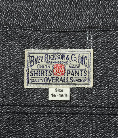 BR26082 / BUZZ RICKSON'S COTTON COVERT WORK SHIRT