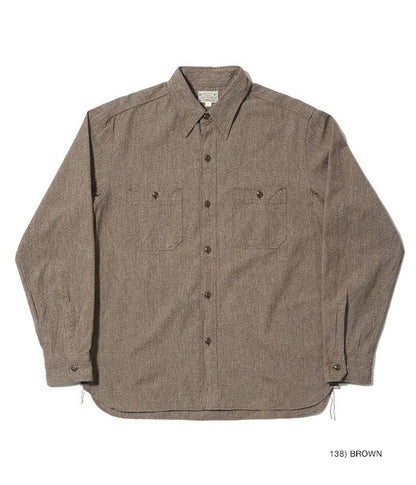 BR26082 / BUZZ RICKSON'S COTTON COVERT WORK SHIRT