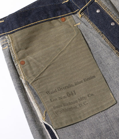 BR43041 / BUZZ RICKSON'S WORLD WAR II WAIST OVERALLS