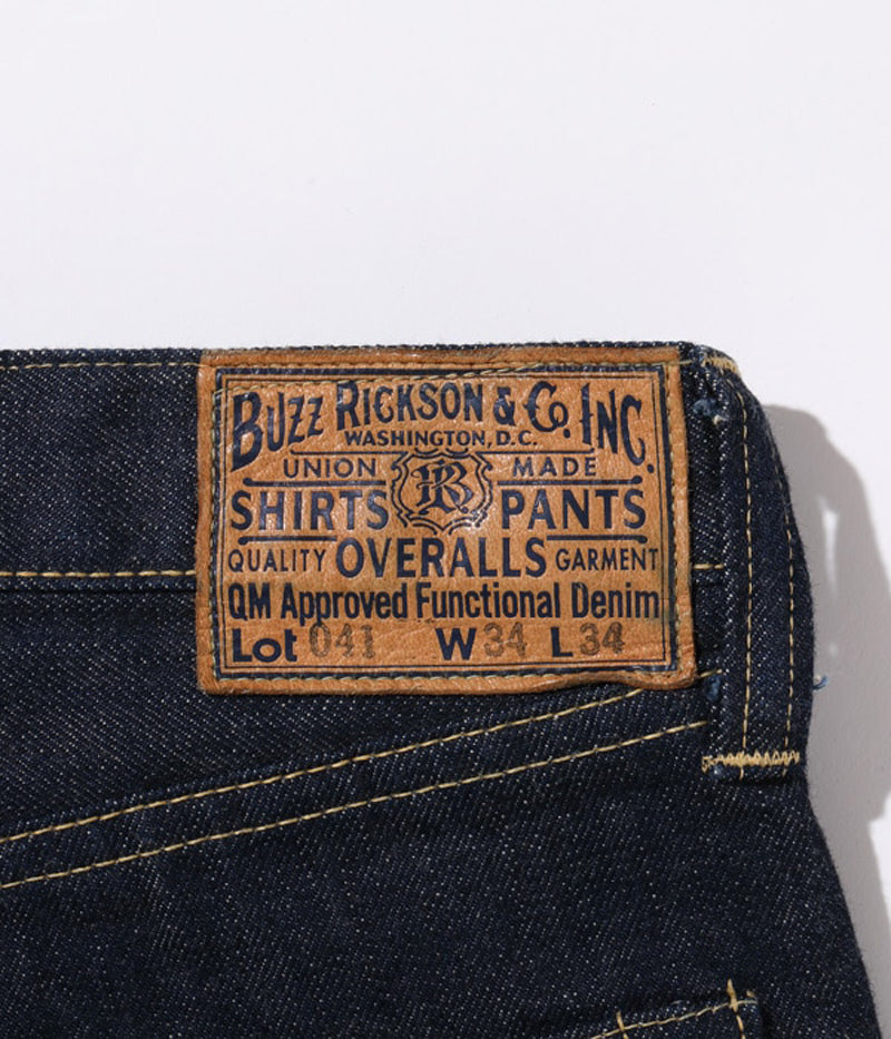 BR43041 / BUZZ RICKSON'S WORLD WAR II WAIST OVERALLS