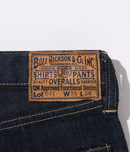 BR43041 / BUZZ RICKSON'S WORLD WAR II WAIST OVERALLS