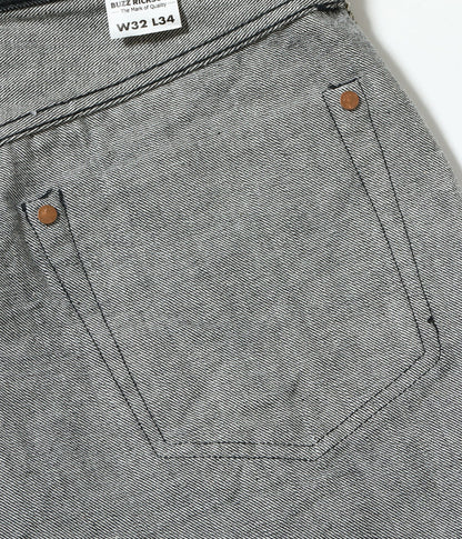 BR43042 / BUZZ RICKSON'S WORLD WAR II BLACK DENIM WAIST OVERALLS