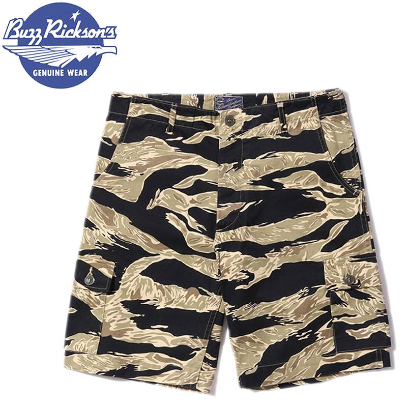 BR51904 / BUZZ RICKSON'S GOLD TIGER PATTERNS SHORTS