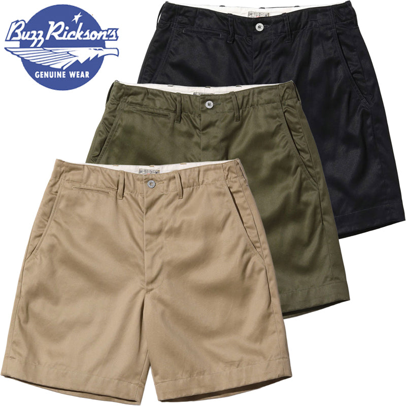 BR52381 / BUZZ RICKSON'S EARLY MILITARY CHINOS (MOD.) 1945 MODEL SHORTS
