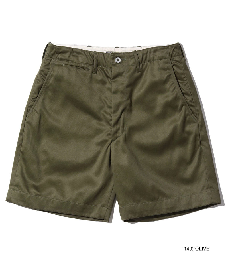 BR52381 / BUZZ RICKSON'S EARLY MILITARY CHINOS (MOD.) 1945 MODEL SHORTS