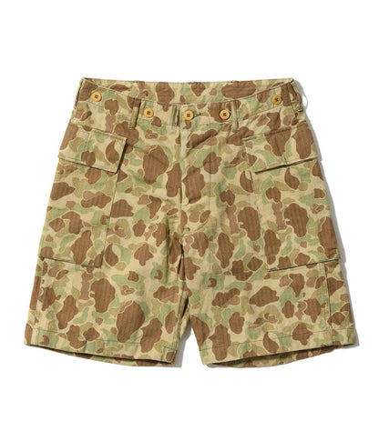 BR52660 / BUZZ RICKSON'S TROUSERS, HERRINGBONE TWILL CAMOUFLAGE SHORTS