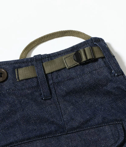 BR52662 / BUZZ RICKSON'S TROUSERS, SHELL, FIELD, M-51 SHORTS DENIM CIVILIAN MODEL