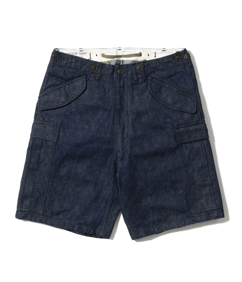 BR52662 / BUZZ RICKSON'S TROUSERS, SHELL, FIELD, M-51 SHORTS DENIM CIVILIAN MODEL